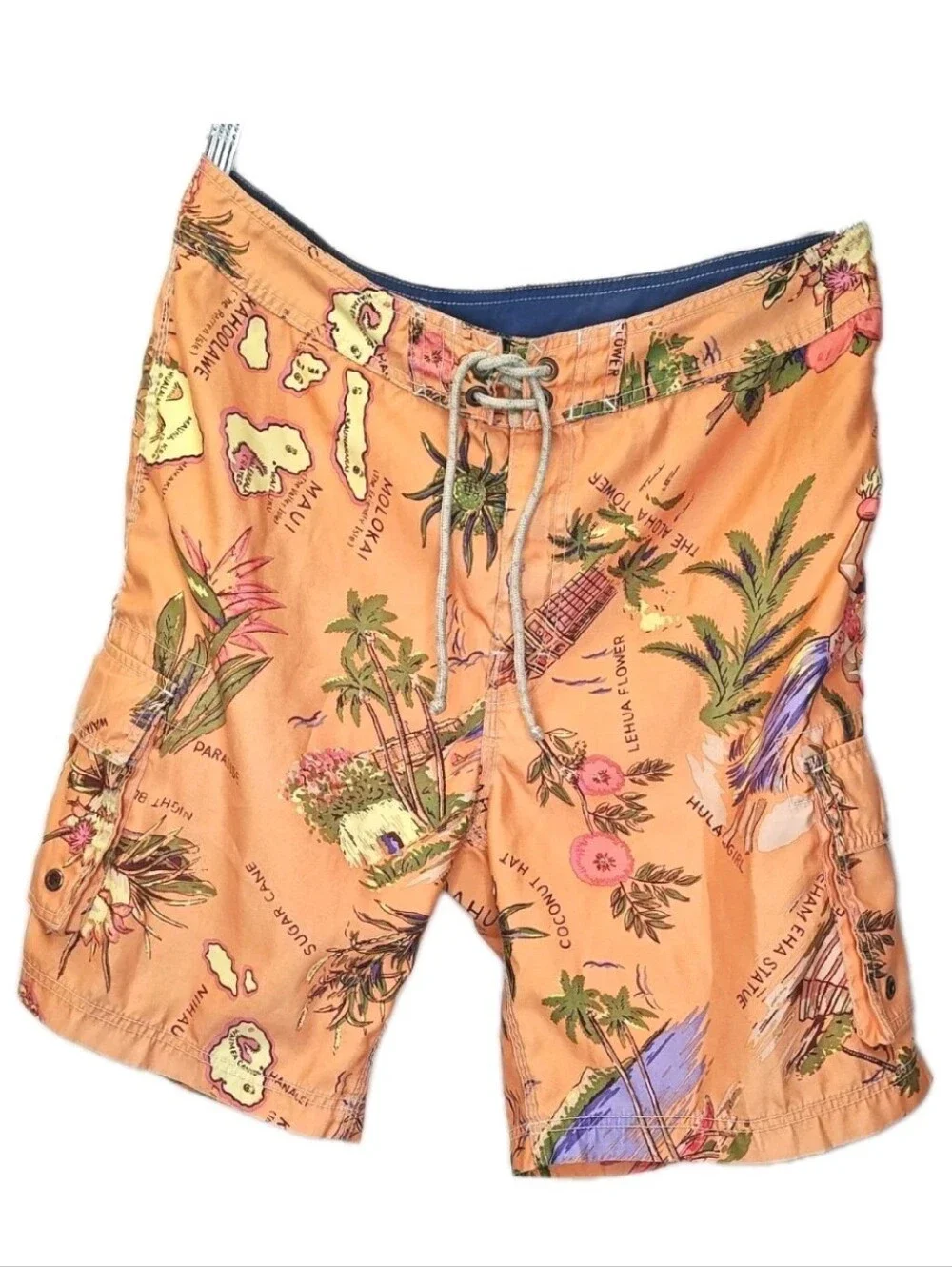 Vtg Y2K J Crew Hawaiian Board Shirts Sz 34/9